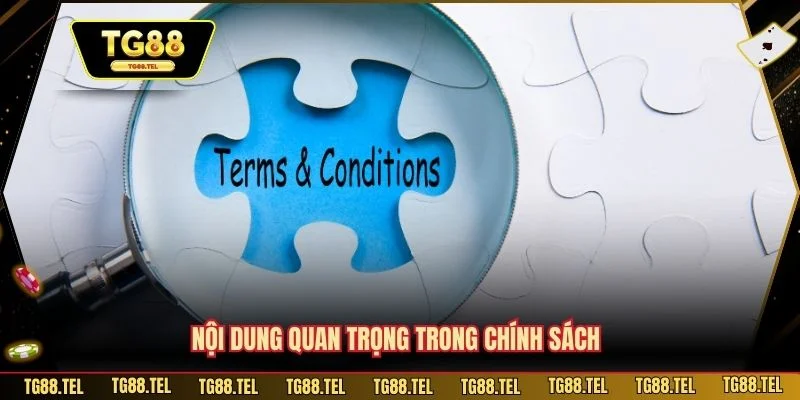 Nội dung quan trọng trong chính sách